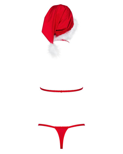 Комплект белья Obsessive Santastic 3-pcs set - фото 4