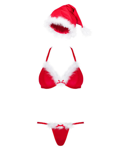 Комплект белья Obsessive Santastic 3-pcs set - фото 10