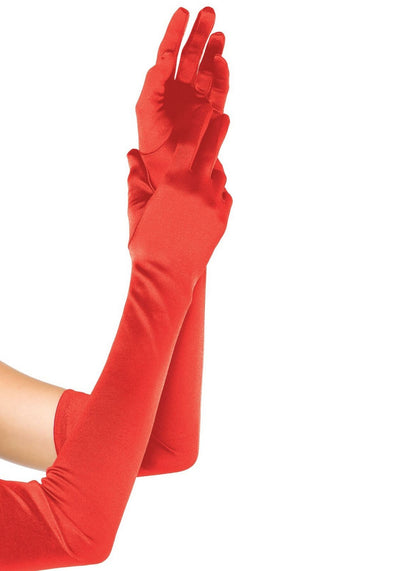 Main image for product index 3: Довгі атласні рукавички Leg Avenue Extra Long Satin Gloves