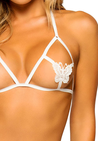 Main image for product index 12: Эротический комплект с открытой чашкой Leg Avenue Open cup bra and pearl panty