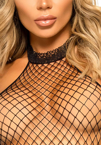 Main image for product index 3: Бодістокінг Leg Avenue Racer neck bodystocking