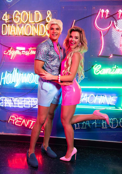 Main image for product index 13: Виниловое мини-платье Leg Avenue Pink vinyl mini dress