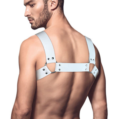 Main image for product index 2: Мужская портупея на грудь из натуральной кожи Feral Feelings - Bulldog Harness