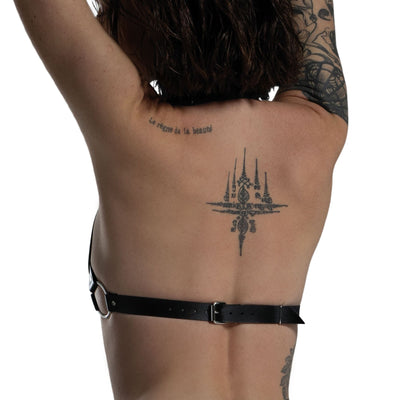 Main image for product index 7: Лиф Сердце из натуральной кожи Feral Feelings - Hearts Bra