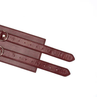 Main image for product index 3: Кожаный пояс для бондажа Liebe Seele Wine Red Waist Cuff