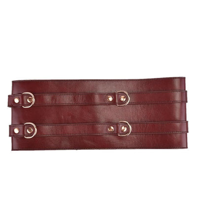Main image for product index 14: Кожаный пояс для бондажа Liebe Seele Wine Red Waist Cuff