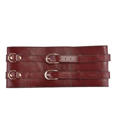 Main image for product index 21: Кожаный пояс для бондажа Liebe Seele Wine Red Waist Cuff