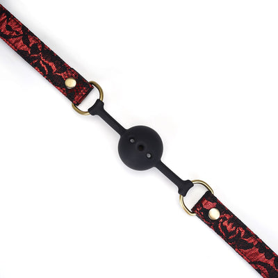Повітропроникний кляп Liebe Seele Victorian Garden Ball Gag - фото 4