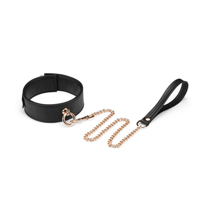 Main image for product index 1: Нашийник з повідцем Liebe Seele Black Organosilicon Collar with Leash