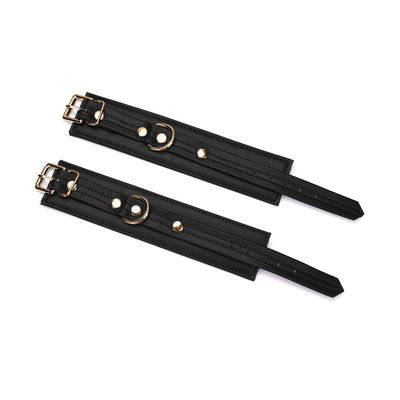 Наручники з ланцюжком Liebe Seele Black Organosilicon Wrist Cuff - фото 4
