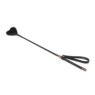 Main image for product index 1: Шльопалка-сердечко Liebe Seele Black Organosilicon Riding Crop