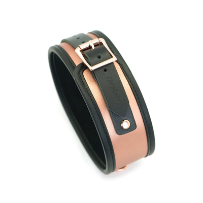 Main image for product index 3: Широкий ошейник с поводком Liebe Seele Rose Gold Memory Collar with Leash