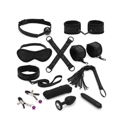 Main image for product index 1: Набор Liebe Seele Black Lace and Neoprene 11pcs Bondage Kit