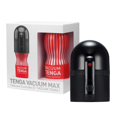 Main image for product index 1: Вакуумная насадка Tenga VACUUM MAX + мастурбатор Tenga Vacuum Cup, 5 режимов работы