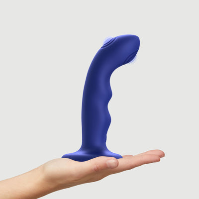 Main image for product index 4: Насадка для страпона с двойной точечной пульсацией Strap-On-Me TAPPING DILDO WAVE