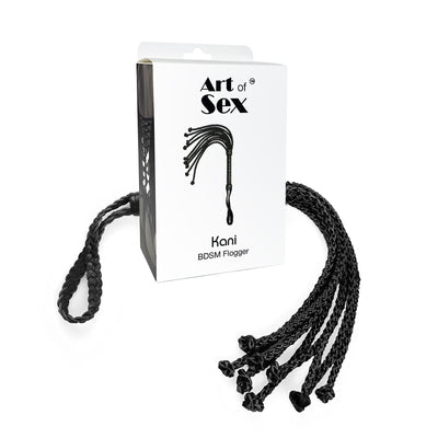 Ажурний батіг Кішка з екошкіри Art of Sex - Kani - фото 3