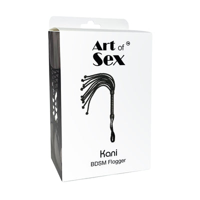 Ажурний батіг Кішка з екошкіри Art of Sex - Kani - фото 4