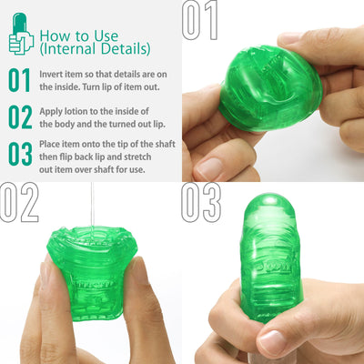 Унісекс-стимулятор Tenga UNI Emerald - фото 3