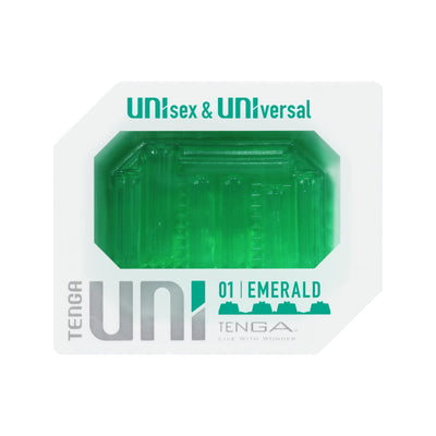 Унісекс-стимулятор Tenga UNI Emerald - фото 1