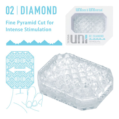 Main image for product index 2: Унисекс-стимулятор Tenga UNI Diamond