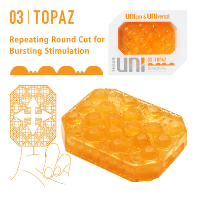 Унісекс-стимулятор Tenga UNI Topaz - фото 2