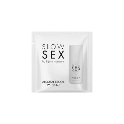 Main image for product index 6: Пробник Bijoux Indiscrets Sachette Arousal Sex Oil With CBD - SLOW SEX