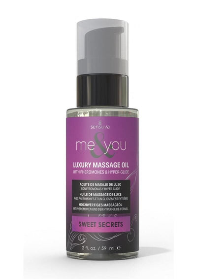 Масажна олія Sensuva Me&You - Pomegranate, Fig, Coconut & Plumeria (Sweet Secrets) - фото 1
