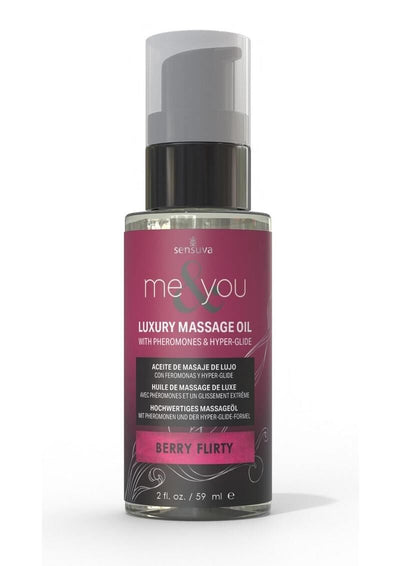 Main image for product index 1: Масажна олія Sensuva Me&You - Berry Flirty (Wild Berries)
