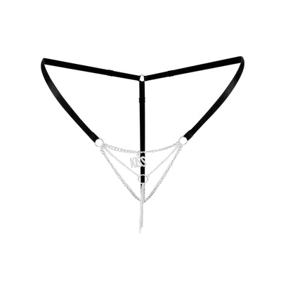 Main image for product index 3: Сексуальные трусики с цепочкой и подвеской Art of Sex - KISS panties