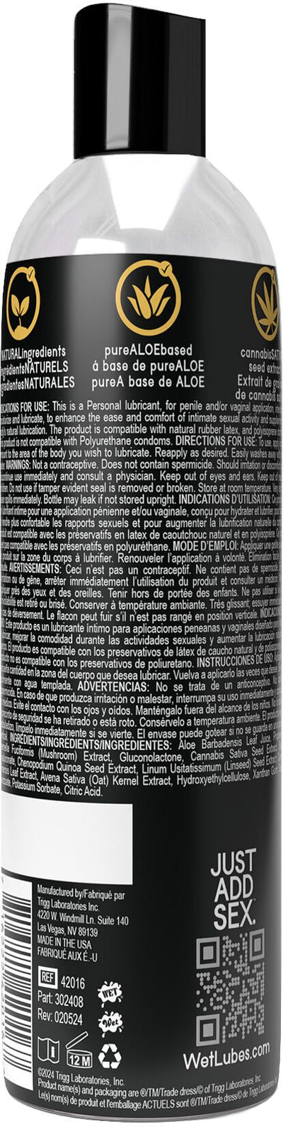 Main image for product index 3: Лубрикант з екстрактом канабісу Wet Hemptation