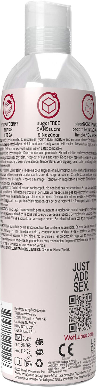 Main image for product index 3: Зігрівальний лубрикант на водній основі Wet Warming Strawberry 4 in 1