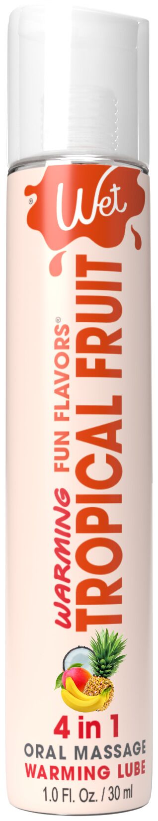 Main image for product index 1: Зігрівальний лубрикант на водній основі Wet Warming Tropical Explosion 4 in 1