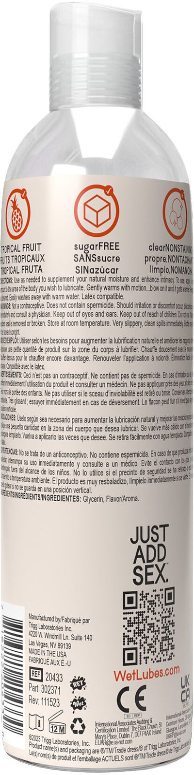 Main image for product index 3: Зігрівальний лубрикант на водній основі Wet Warming Tropical Explosion 4 in 1