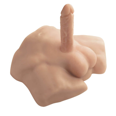 Main image for product index 8: Півторс з фалоімітатором на присосці SilexD Apollo Male Torso Caramel