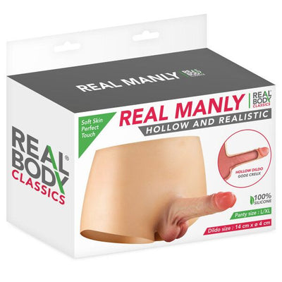 Main image for product index 10: Страпон полый Real Body — Real Manly hollow and realistic