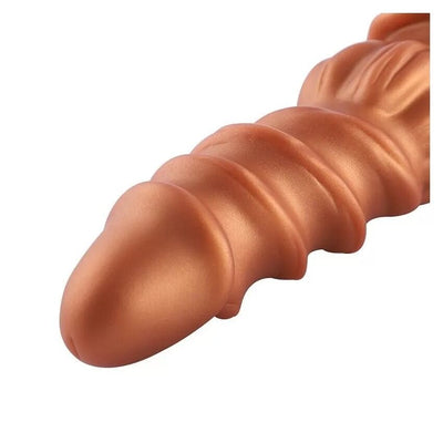 Main image for product index 4: Фаллоимитатор-насадка, дилдо для секс-машин Hismith Spiral Grain Silicone Dildo Monster Series