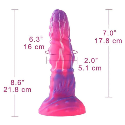 Main image for product index 2: Фаллоимитатор-насадка, дилдо для секс-машин Hismith Silicone Tentacle Dildo Monster Series