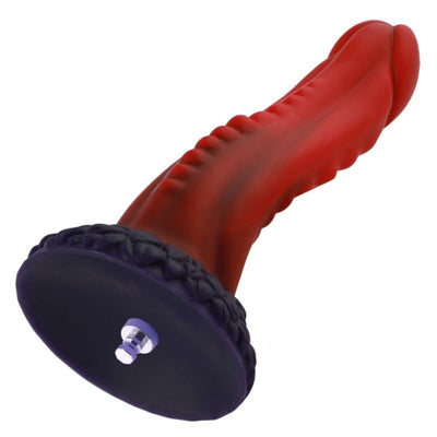 Main image for product index 1: Фаллоимитатор-насадка, дилдо для секс-машин Hismith Curved Silicone Dildo Monster Series