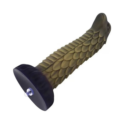 Main image for product index 1: Фаллоимитатор-насадка, дилдо для секс-машин Hismith 8.5" Squama Beast Silicone Dildo Monster Series