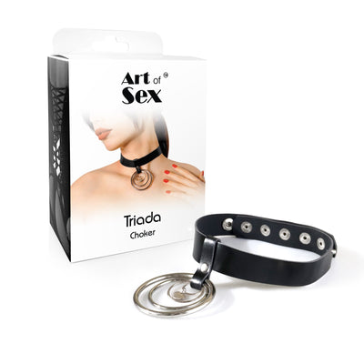 Main image for product index 3: Чокер из натуральной кожи Art of Sex - Triada