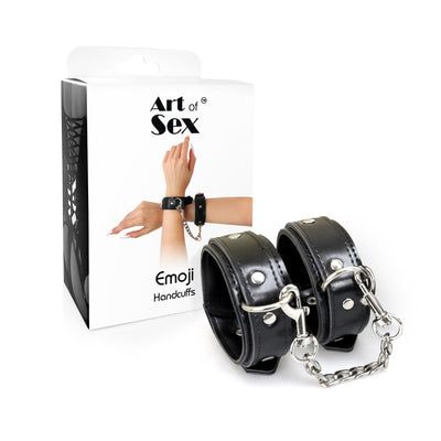 Наручники из экокожи Art of Sex - Handcuffs Emoji - фото 4