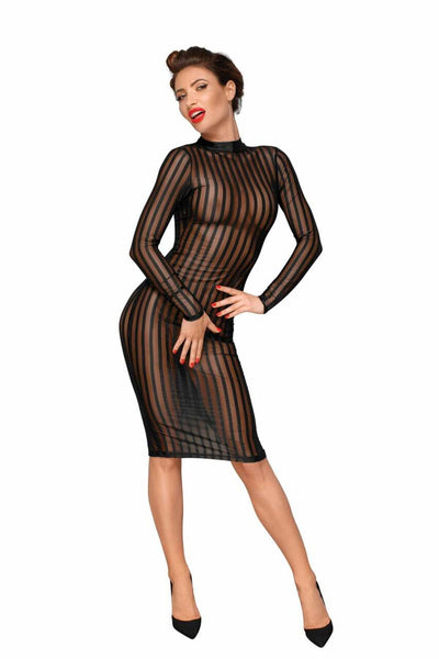 Платье с мокрым эффектом Noir Handmade F182 Classic dress made of elastic tulle - фото 31