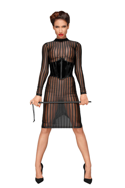 Платье с мокрым эффектом Noir Handmade F182 Classic dress made of elastic tulle - фото 33