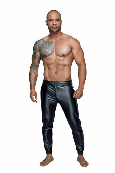Мужские треггинсы Noir Handmade H063 Powerwetlook treggings - фото 18