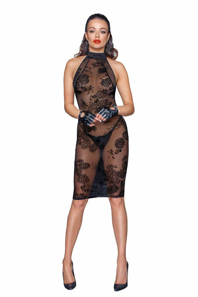 Платье Noir Handmade F240 Midi tulle dress with velvet straps - фото 27