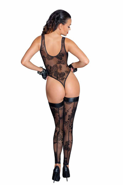 Боди Noir Handmade F242 Tulle body - фото 18