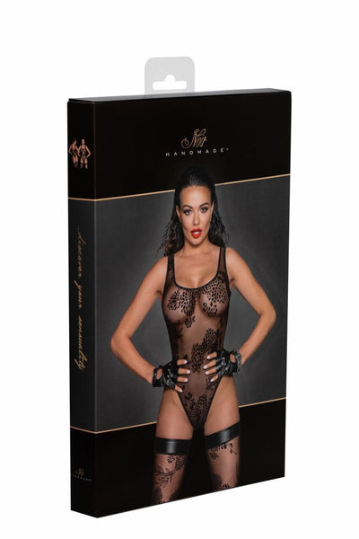 Боди Noir Handmade F242 Tulle body - фото 23