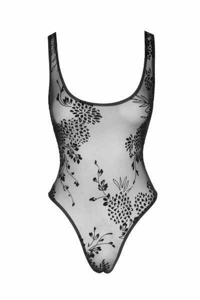 Боди Noir Handmade F242 Tulle body - фото 30