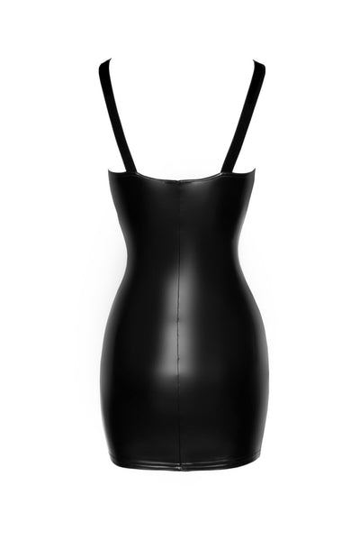 Платье с мокрым эффектом Noir Handmade F254 Powerwetlook mini-dress - фото 33
