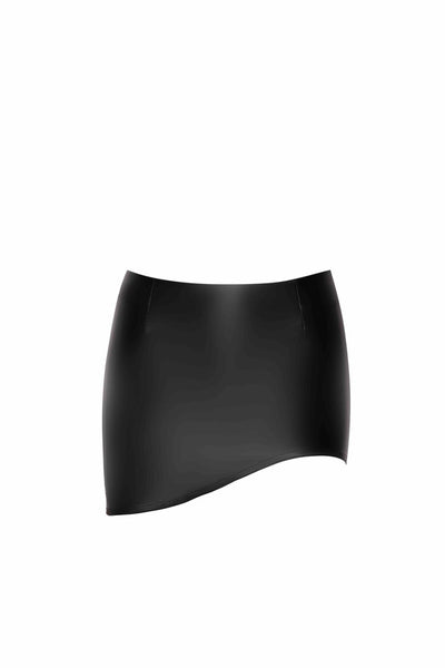 Юбка Noir Handmade F305 Legacy wetlook mini skirt - фото 34